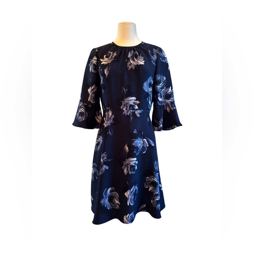 Kate Spade Midnight Blue Floral Dress